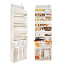 Organizador de Armazenamento para Porta EZVERY com 3 Compartimentos e 10 Bolsos Organizador de Armazenamento para Porta EZVERY com 3 Compartimentos e 10 Bolsos