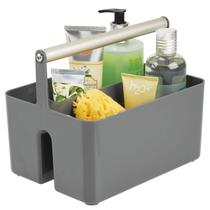 Organizador de armazenamento Shower Caddy mDesign Aura Dark Grey Organizador de armazenamento Shower Caddy mDesign Aura Dark Grey