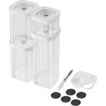 Organizador de armazenamento ZWILLING Fresh & Save CUBE de 6 peças em plástico S Organizador de armazenamento ZWILLING Fresh & Save CUBE de 6 peças em plástico S