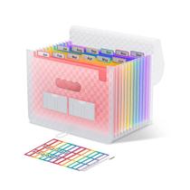 Organizador de arquivos de acordeão ThinkTex de 12 bolsos para carta/A4