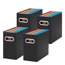 Organizador de arquivos Oterri 31x13x25 cm, tamanho carta, pacote com 4