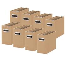 Organizador de arquivos Oterri de papelão dobrável 31x13x25 cm x8