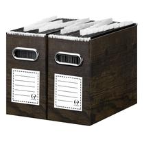 Organizador de arquivos Oterri dobrável tamanho carta 31x13x25 cm, pacote com 2