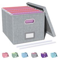 Organizador de arquivos Oterri Grey MDF Hanging Box