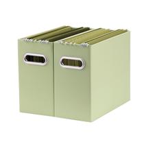 Organizador de arquivos Oterri, pacote com 2 unidades, dobrável, 31x13x25 cm, verde