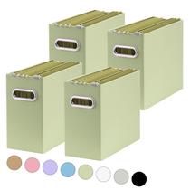 Organizador de arquivos Oterri, pacote com 4, 31x13x25 cm, caixa dobrável