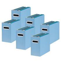 Organizador de arquivos Oterri, pacote com 6 cartas dobráveis, tamanho 31 x 13 x 25 cm