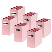 Organizador de arquivos Oterri, pacote com 6, tamanho carta dobrável, 31x13x25 cm