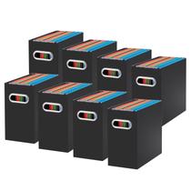 Organizador de arquivos Oterri, pacote com 8 cartas dobráveis, tamanho 31 x 13 x 25 cm