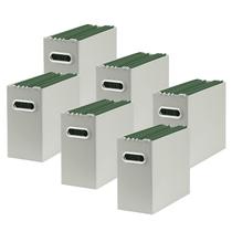 Organizador de arquivos Oterri Papelão dobrável tamanho carta 31x13x25 cm