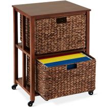 Organizador de arquivos rolantes verticais da Cabinet Best Choice Products Organizador de arquivos rolantes verticais da Cabinet Best Choice Products