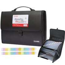 Organizador de Arquivos TRANBO com 26 Bolsos, Tamanho Carta, com Alça Organizador de Arquivos TRANBO com 26 Bolsos, Tamanho Carta, com Alça