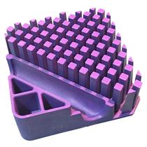Organizador de artesanato Caddy Pudgie Parrot Nest, roxo, EUA