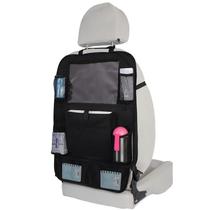 Organizador de assento confeccionado. material: 100%poliester. cor: preto.