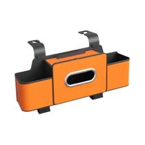 Organizador De Assento De Carro Durável Com Caixa De ABS, Suporte Para Lenços, Armazenamento Duplo Organizador De Assento De Carro Durável Com Caixa De ABS, Suporte Para Lenços, Armazenamento Duplo