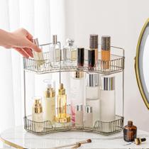 Organizador de balcão de banheiro Aveniee Corner 2 Tiers Grey