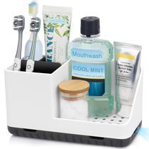 Organizador de balcão de banheiro PARKMANI Bathroom Vanity White Organizador de balcão de banheiro PARKMANI Bathroom Vanity White