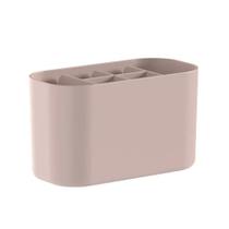 Organizador de Bancada com Divisórias Bold Rosa Duna - OU Organizador de Bancada com Divisórias Bold Rosa Duna - OU