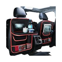 Organizador De Banco De Carro Dobrável De Grande Capacidade Com Vários Compartimentos E Bandeja Para