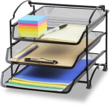 Organizador de bandejas de cartas para documentos de mesa Simple Houseware Organizador de bandejas de cartas para documentos de mesa Simple Houseware