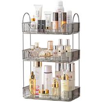 Organizador de banheiro com bandeja de perfume de maquiagem de bancada de 3 camadas Organizador de banheiro com bandeja de perfume de maquiagem de bancada de 3 camadas