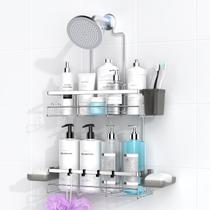 Organizador de banheiro suspenso Shower Caddy AKTECKE cromado