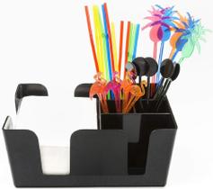 Organizador de Bar Trendy Bartender com 6 Compartimentos Preto Organizador de Bar Trendy Bartender com 6 Compartimentos Preto