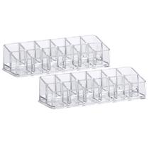 Organizador de Batom Com 2 Acrílico paramount Porta Batom Carmed Brilho Labial Maquiagem Cosméticos Organizador de Batom Com 2 Acrílico paramount Porta Batom Carmed Brilho Labial Maquiagem Cosméticos