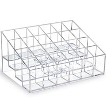Organizador de Batons MOSIKER de Plástico Transparente com 24 Compartimentos