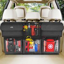 Organizador de baús de banco traseiro Oasser Hanging Car 40x19cm com 6 bolsos Organizador de baús de banco traseiro Oasser Hanging Car 40x19cm com 6 bolsos