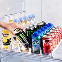Organizador de bebidas para geladeira, dispensador de refrigerantes, 25 latas