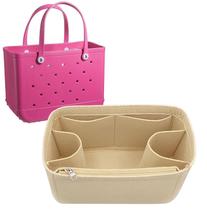 Organizador de Bolsa de Playa Lckaey de Goma para Bolsa Tote de Fieltro