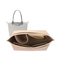 Organizador De Bolsa Longchamp Em Feltro, Bolsa Portátil Para Maquiagem, Organizador De Bolsa