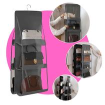 Organizador De Bolsas cabide Para Guarda Roupa Com 6 Nichos Suporte Cabideiro Multiuso Organizadora de Closet Sapato Bolsa Roupas Cabide Para Pendurar Organizador De Bolsas cabide Para Guarda Roupa Com 6 Nichos Suporte Cabideiro Multiuso Organizadora de Closet Sapato Bolsa Roupas Cabide Para Pendurar