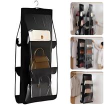 Organizador De Bolsas cabide Para Guarda Roupa Com 6 Nichos Suporte Cabideiro Multiuso Organizadora de Closet Sapato Bolsa Roupas Cabide Para Pendurar Organizador De Bolsas cabide Para Guarda Roupa Com 6 Nichos Suporte Cabideiro Multiuso Organizadora de Closet Sapato Bolsa Roupas Cabide Para Pendurar