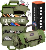 Organizador de bolsas de ferramentas Craft911 Durable com 6 bolsas de ferramentas verdes