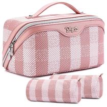 Organizador de bolsas de maquiagem de viagem BOYATU, conjunto de 3 peças à prova d'água