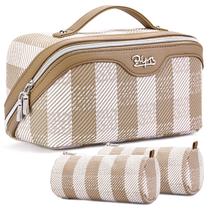 Organizador de bolsas de maquiagem de viagem BOYATU, conjunto de 3 peças à prova d'água