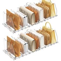 Organizador de bolsas, divisória de prateleira ajustável SPACEKEEPER, pacote com 2