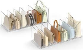 Organizador de bolsas SortnStore, bolsa e bolsa para armário, 4 conjuntos