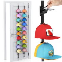 Organizador de Bonés para Porta AXU com Capacidade para 40 Bonés Preto Organizador de Bonés para Porta AXU com Capacidade para 40 Bonés Preto