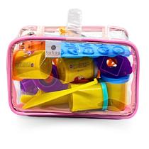 Organizador de Brinquedo Transparente Viagem Frasqueira Organizador Mala Bolsa Menino Menina Perfumes Roupas