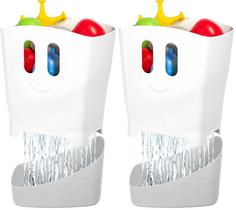Organizador de Brinquedos de Banho Ubbi com Suporte Independente Cinza Kit com 2