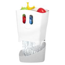 Organizador de brinquedos de banho Ubbi Freestanding com escorredor cinza