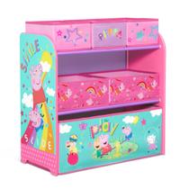 Organizador de Brinquedos Delta Children com Design e Armazenamento Peppa Pig