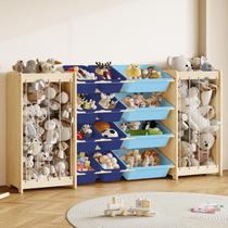 Organizador de Brinquedos Experlam de Madeira com 12 Caixas Azul Organizador de Brinquedos Experlam de Madeira com 12 Caixas Azul