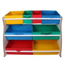 Organizador De Brinquedos Grande Colorido Tematizado Ursinho