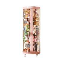 Organizador De Brinquedos Infantil, Caixa De Armazenamento Transparente, Caixas Com Zíper DIY, Tubo