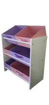 Organizador De Brinquedos Infantil Médio Feminino - Organibox