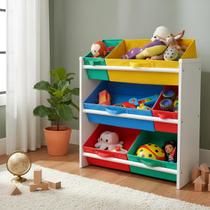 Organizador de Brinquedos Infantil Médio Montessoriano Colorido